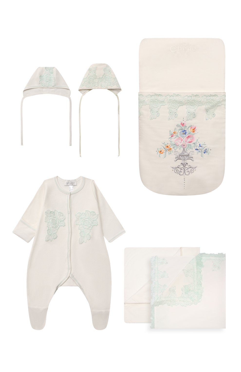 Комплект на выписку цветочный сон CHEPE, арт. 071979, фото 1