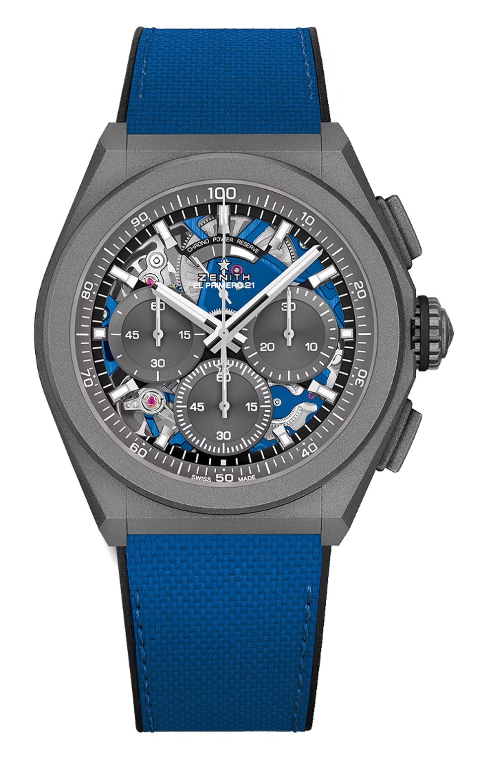 Часы defy el primero 21 ultrablue ZENITH, арт. 97.9001.9004/81.R946, фото 1