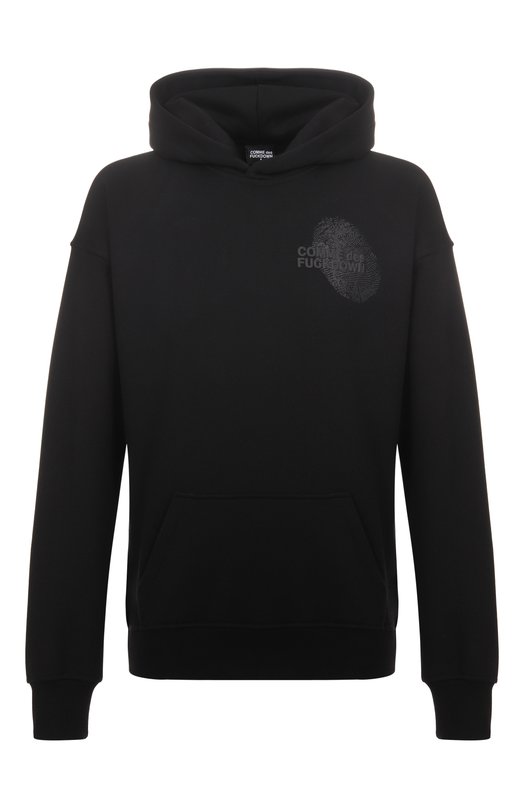 Хлопковое худи Comme des Fuckdown CFABM01796 Чёрный CFABM01796