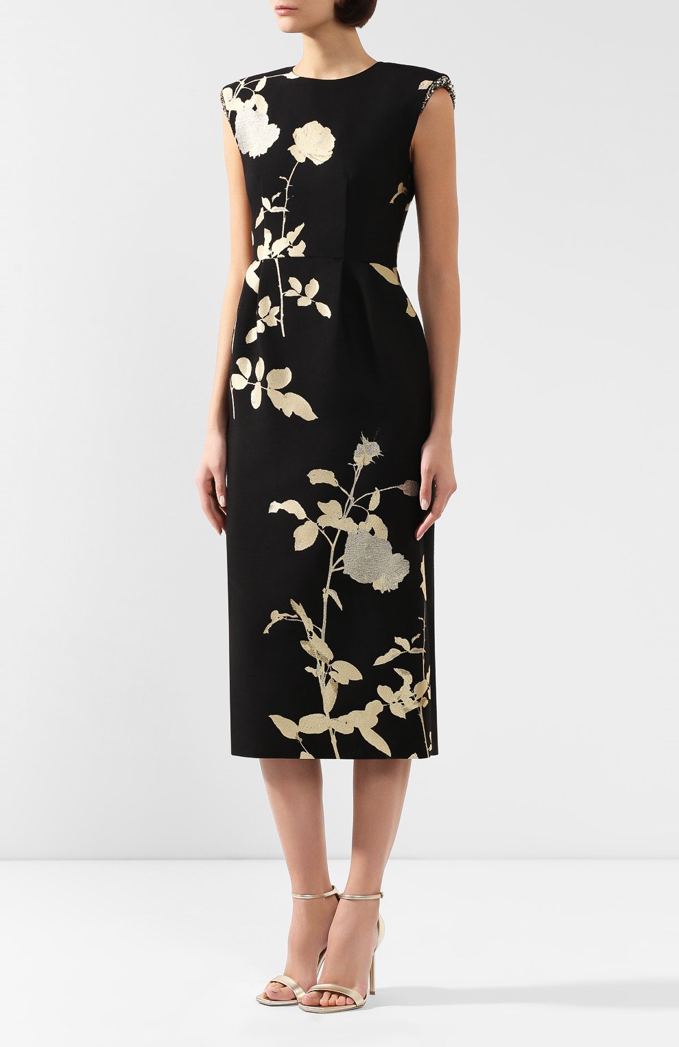 Платье из смеси шерсти и вискозы DRIES VAN NOTEN, арт. 192-11047-8361, фото 3