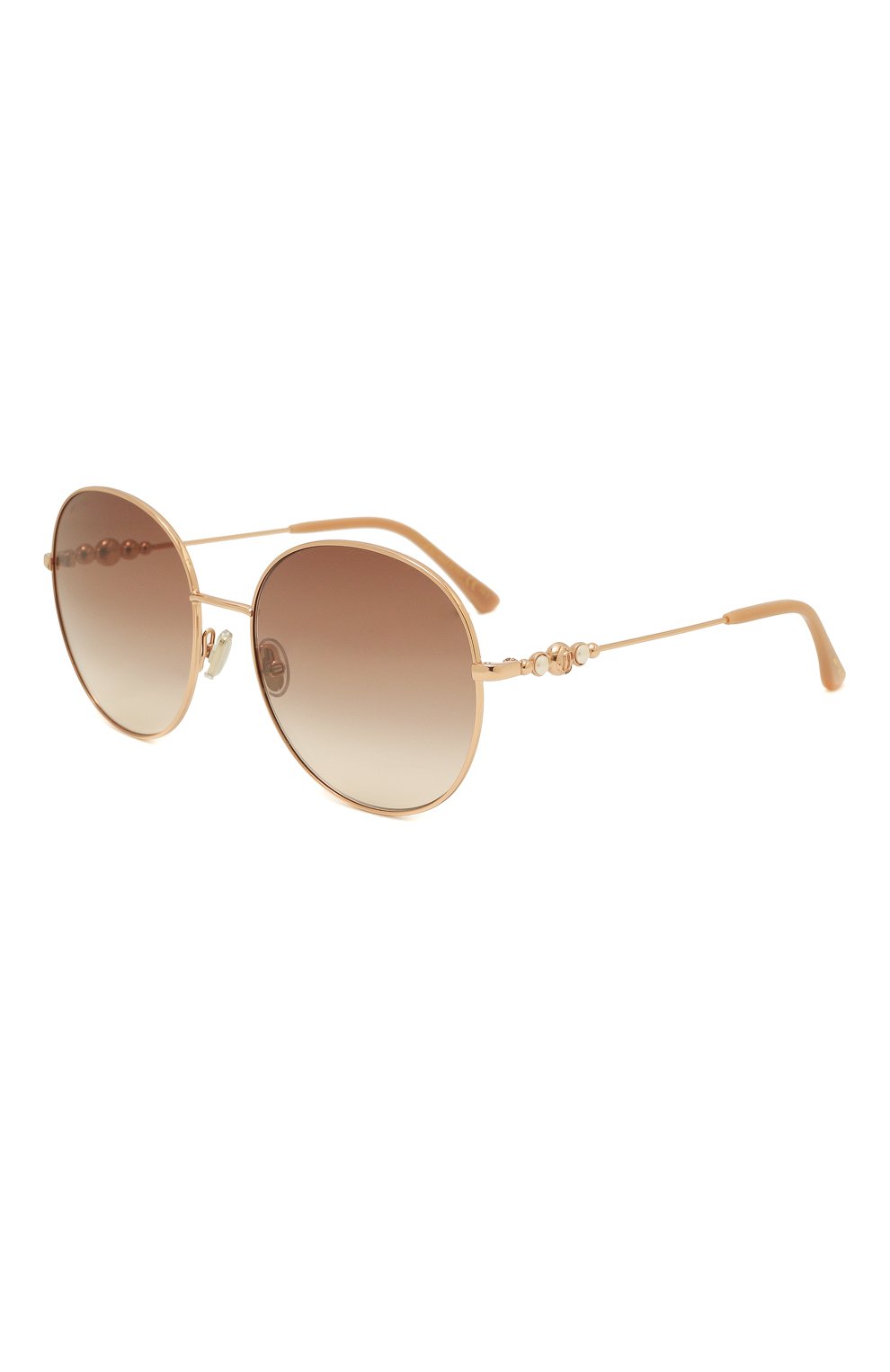 Солнцезащитные очки JIMMY CHOO бежевого цвета по цене 32650 руб., арт. BIRDIE BKU, фото 1 Солнцезащитные очки JIMMY CHOO, арт. BIRDIE BKU, фото 1