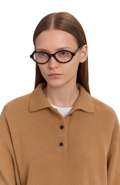 Оправа BOTTEGA VENETA коричневого цвета по цене 34500 руб., арт. BV1367 002, фото 2 Оправа BOTTEGA VENETA, арт. BV1367 002, фото 2