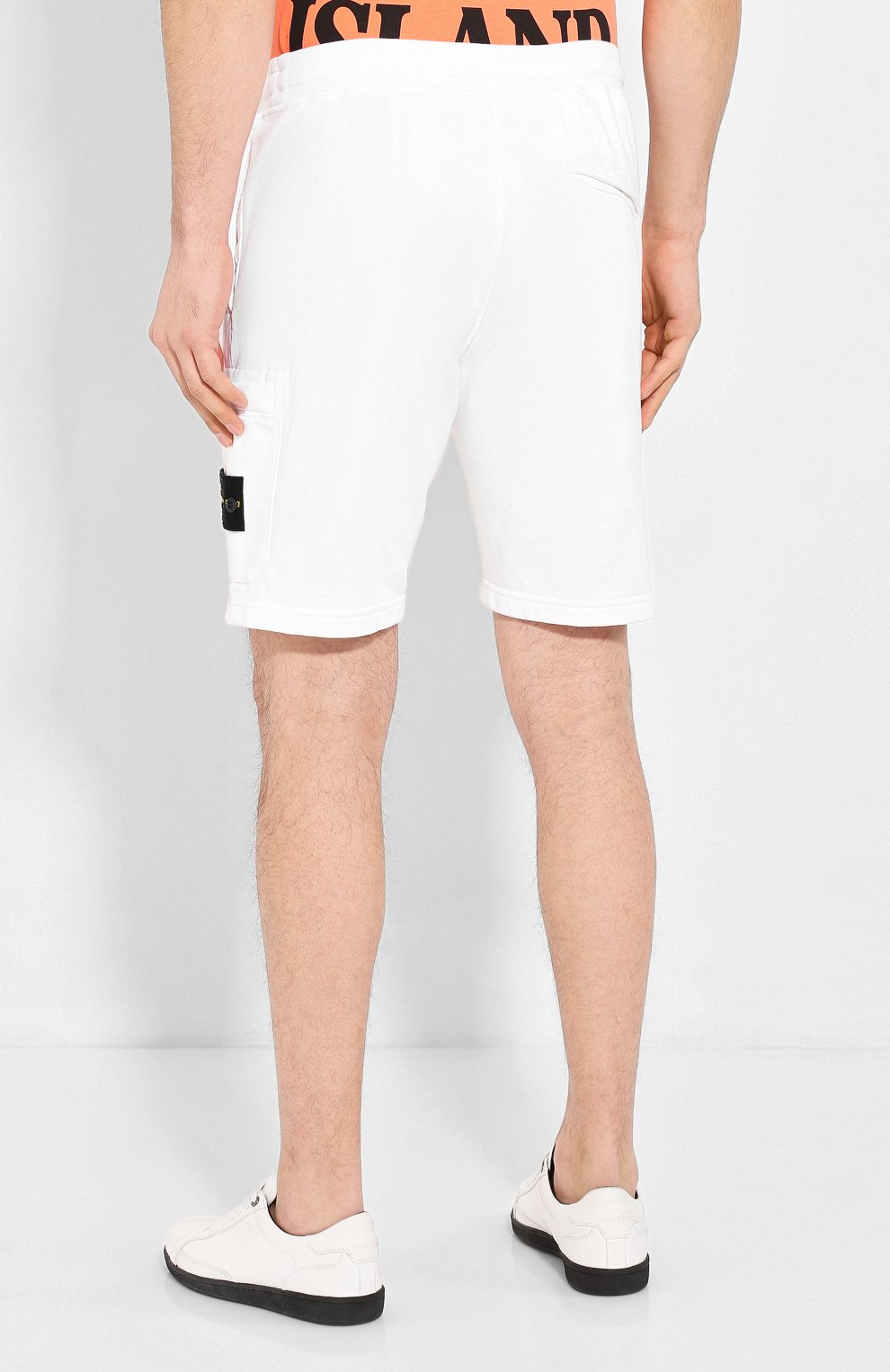 Хлопковые шорты STONE ISLAND, арт. 721564651, фото 4
