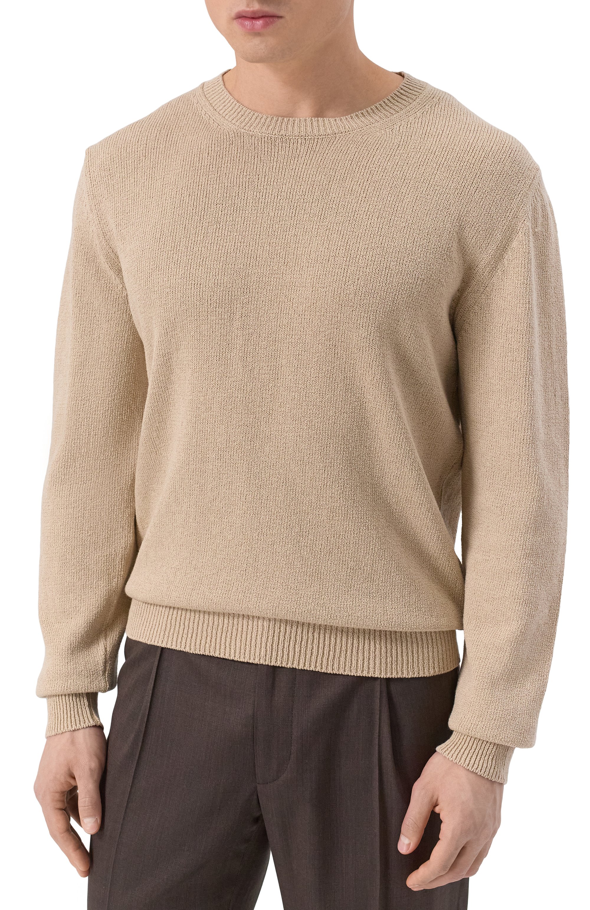 Джемпер из хлопка и кашемира CORNELIANI, арт. 25M598-2525176, фото 3