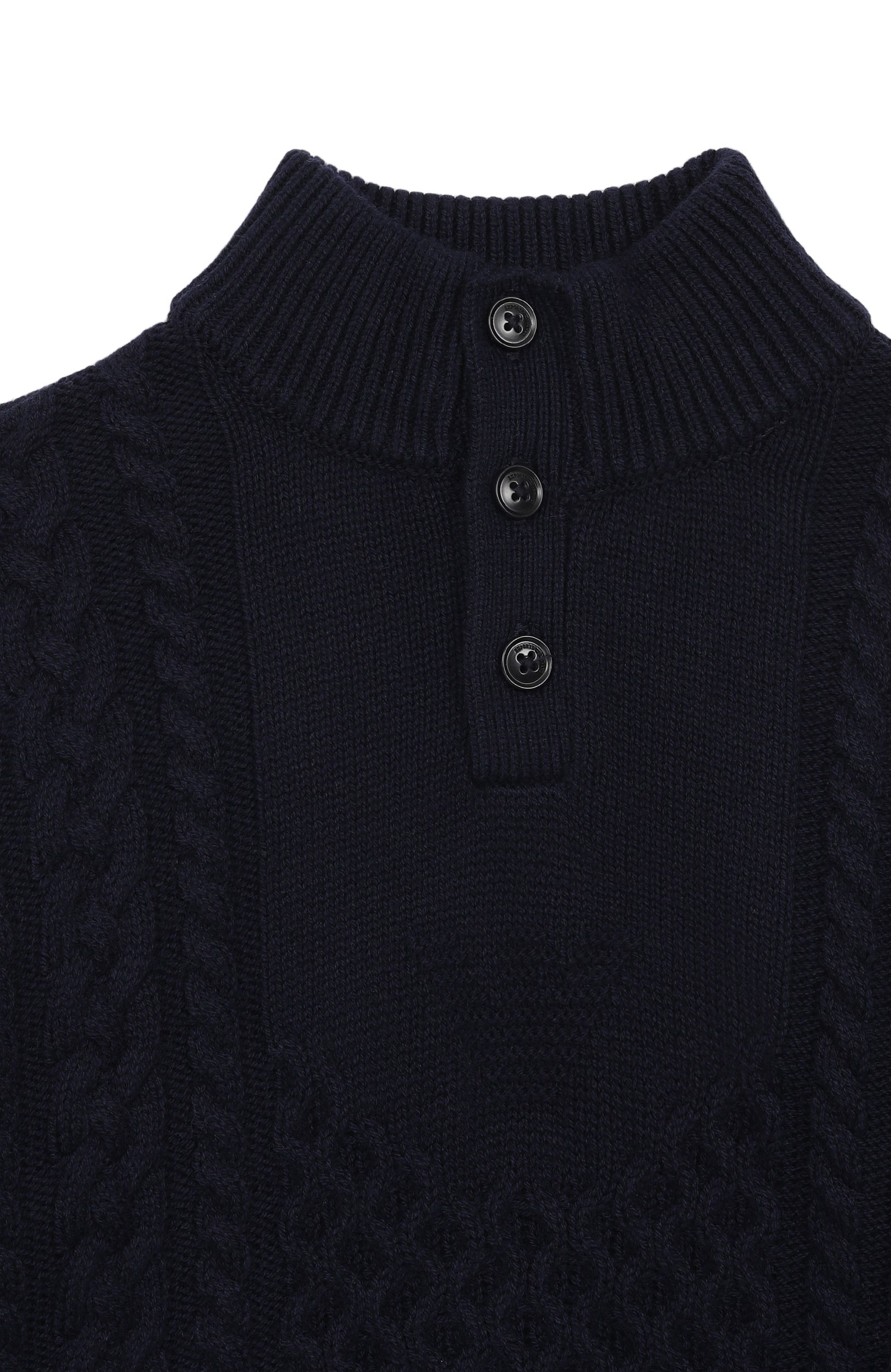 Свитер из хлопка и шерсти EMPORIO ARMANI, арт. EB001591/AF27319, фото 3