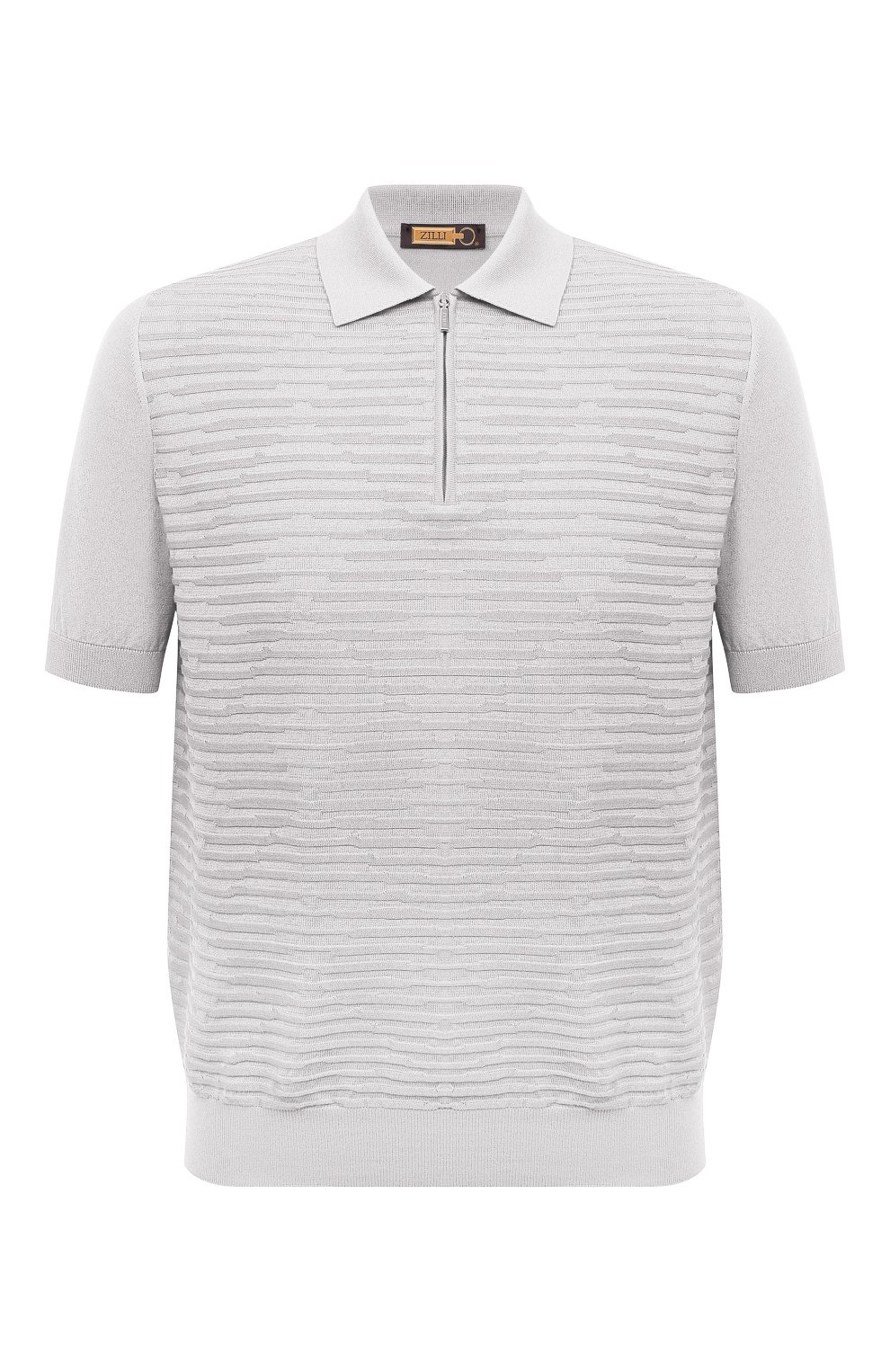 Поло из шелка и хлопка ZILLI, арт. MBZ-PZ082-0PTI1/MC01, фото 1
