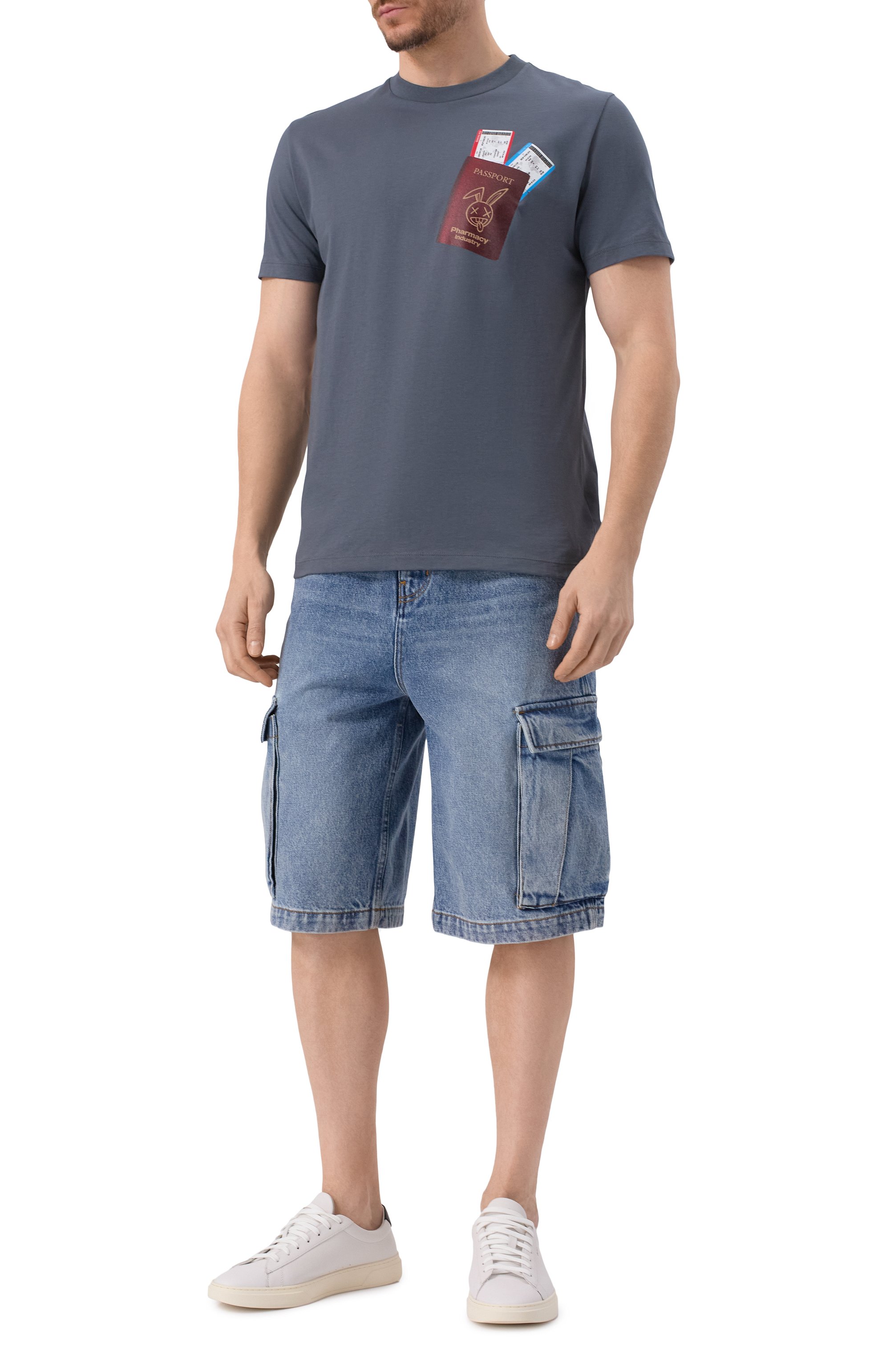 Джинсовые шорты RHUDE, арт. RHPS25SH05012, фото 2