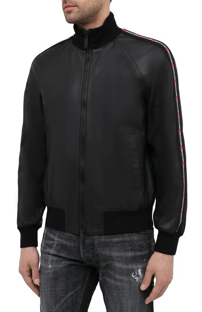 Кожаный бомбер DSQUARED2, арт. S74AM1149/SY1491, фото 3