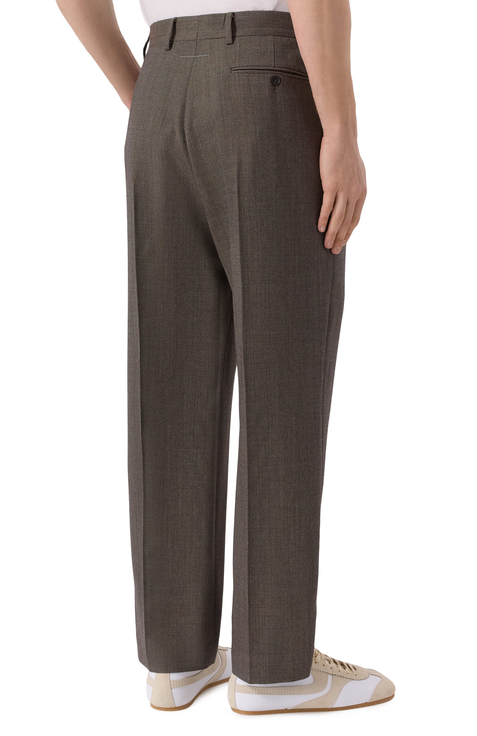 Шерстяные брюки MM6, арт. SH2KA0052/M35636, фото 4