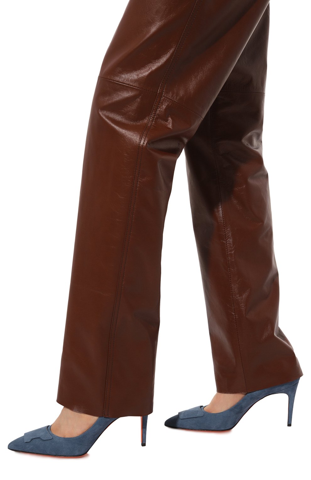 Замшевые туфли sibille SANTONI, арт. WDIG71207HI2TMGD, фото 3