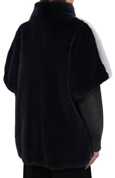 Шуба из меха норки FURLAND серого цвета по цене 354000 руб., арт. 0067400110229600922, фото 4 Шуба из меха норки FURLAND, арт. 0067400110229600922, фото 4