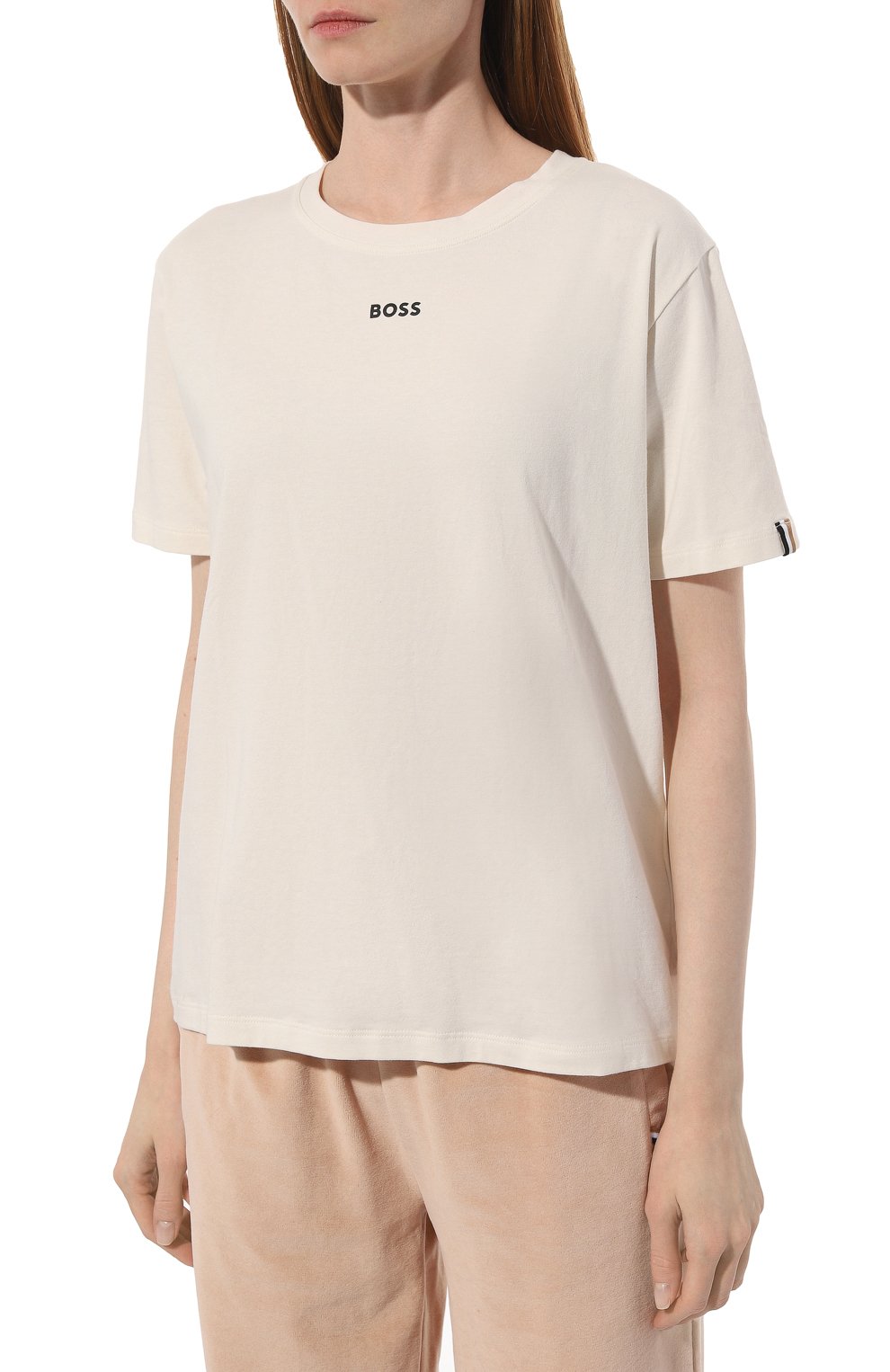 Хлопковая футболка BOSS, арт. 50510322, фото 3