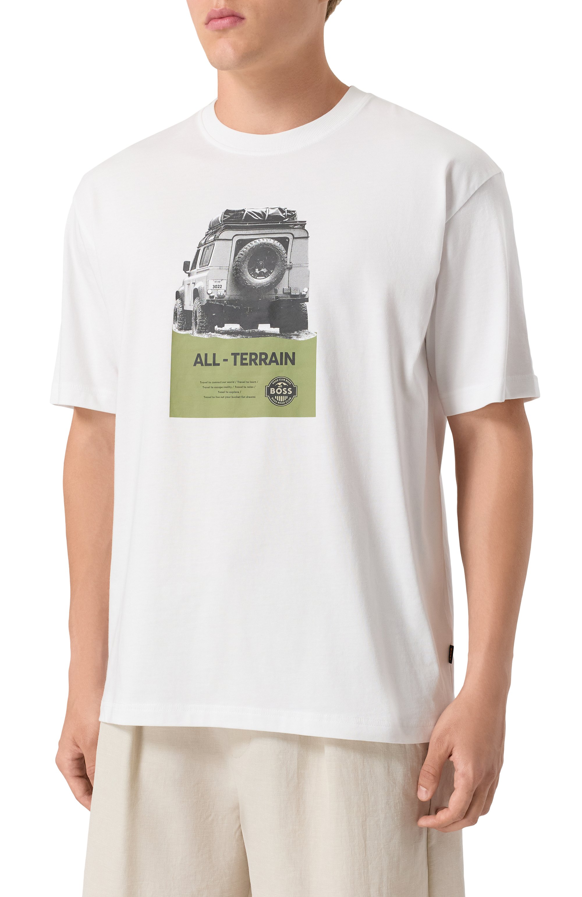 Хлопковая футболка BOSS ORANGE, арт. 50546958, фото 3