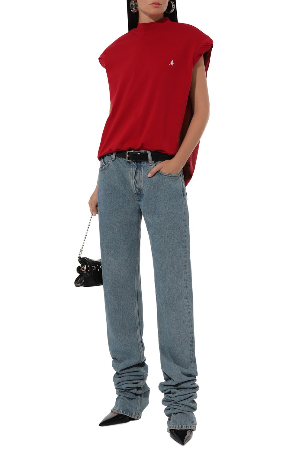 Хлопковый топ THE ATTICO, арт. 248WCT182, фото 2