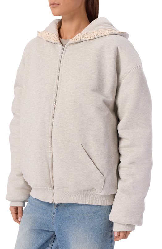 Хлопковая толстовка Magda Butrym 238725 Серый  238725 Фото 3