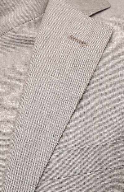 Пиджак из шерсти и льна CORNELIANI, арт. 87X595-1118360/90, фото 5