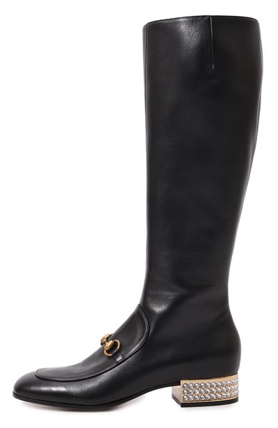 Кожаные сапоги GUCCI, арт. 525248 BKO00, фото 4