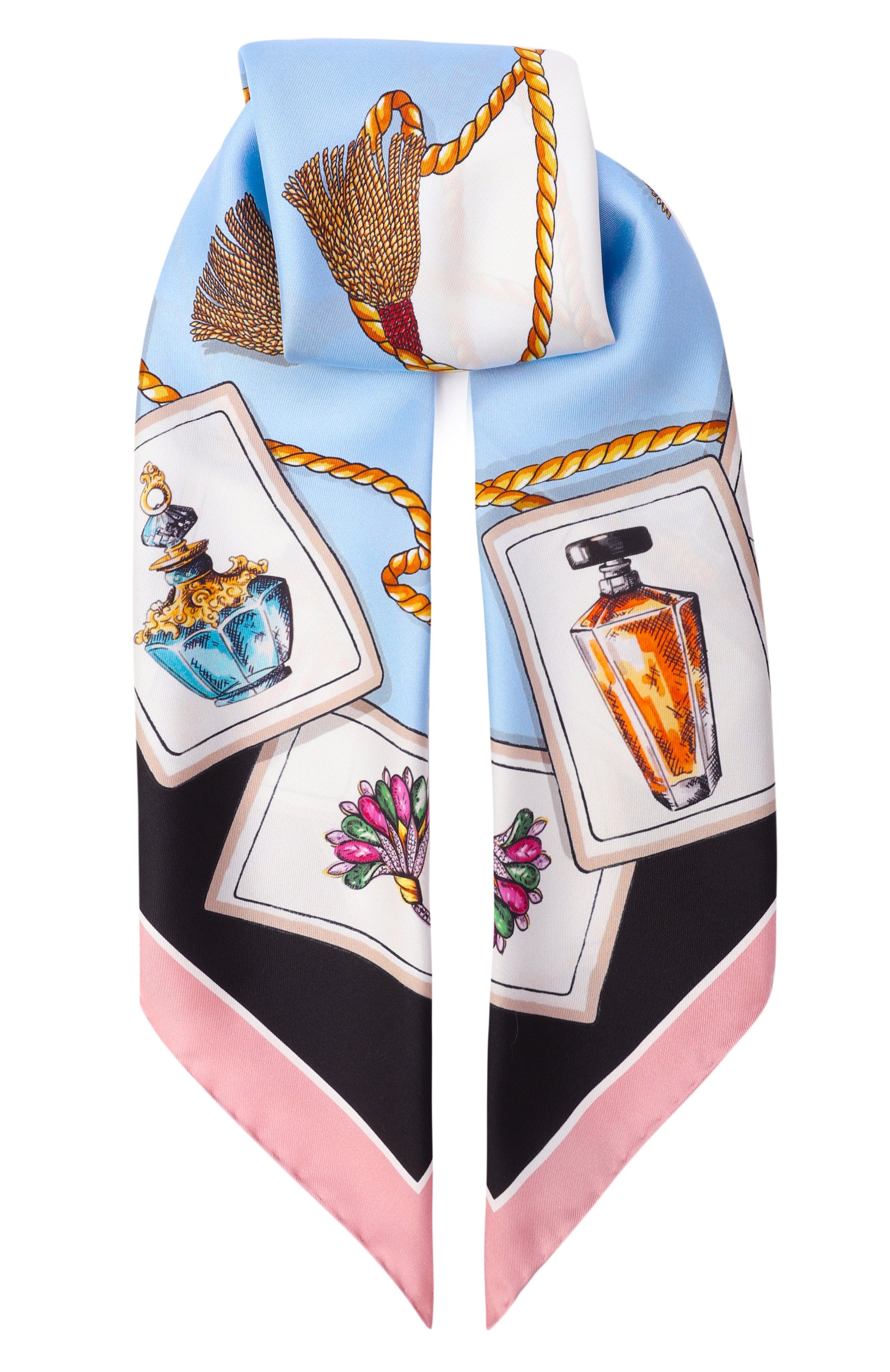 Шелковый платок DOLCE & GABBANA, арт. FN090R/GDDLP, фото 1