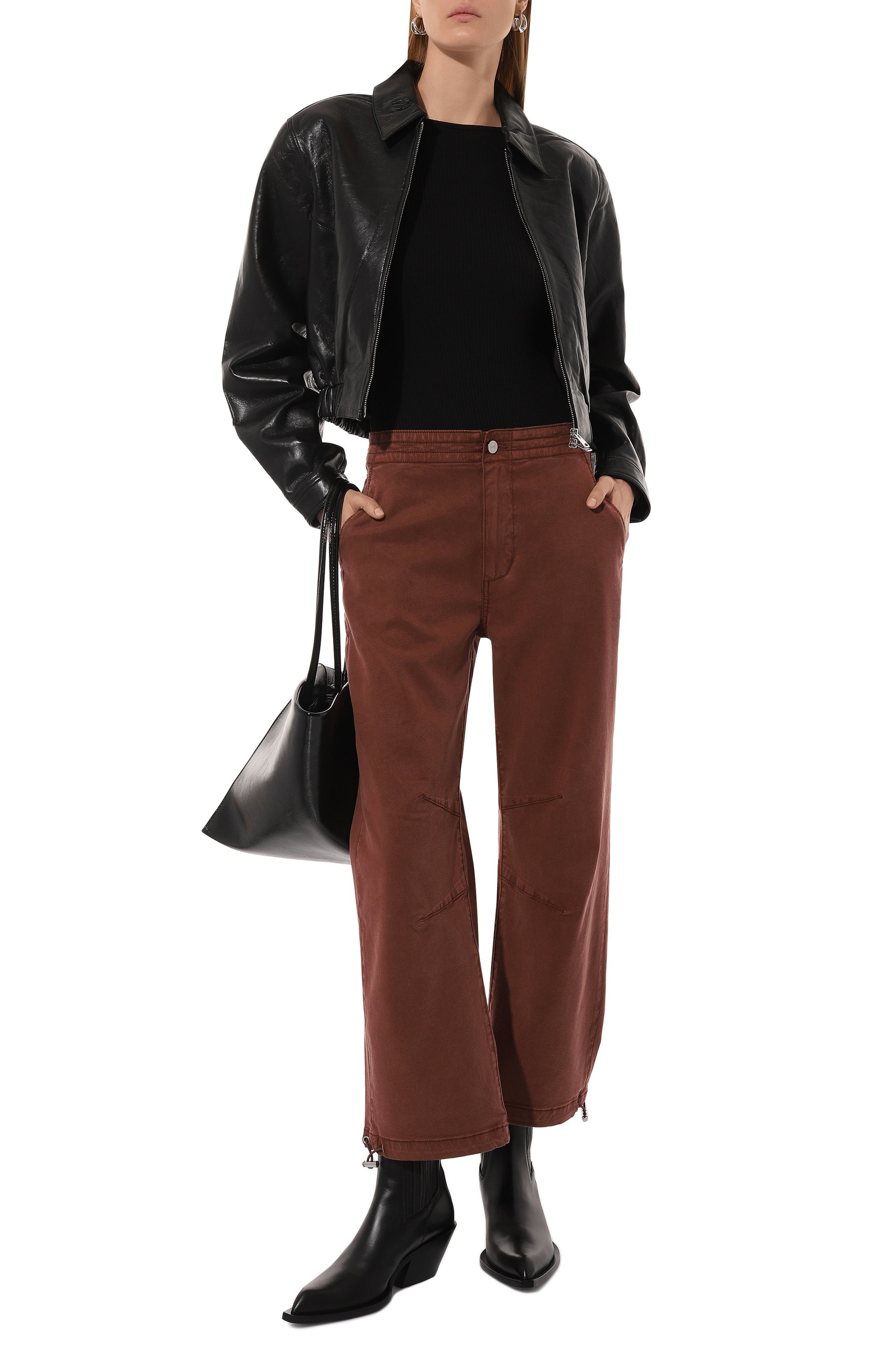 Брюки reid PAIGE коричневого цвета по цене 40900 руб., арт. 7590J47-C111, фото 2 Брюки reid PAIGE, арт. 7590J47-C111, фото 2