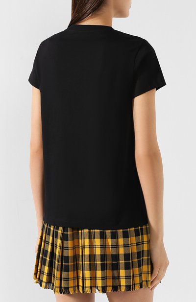 Хлопковая футболка KENZO черного цвета по цене 8350 руб., арт. F962TS811977, фото 4 Хлопковая футболка KENZO, арт. F962TS811977, фото 4