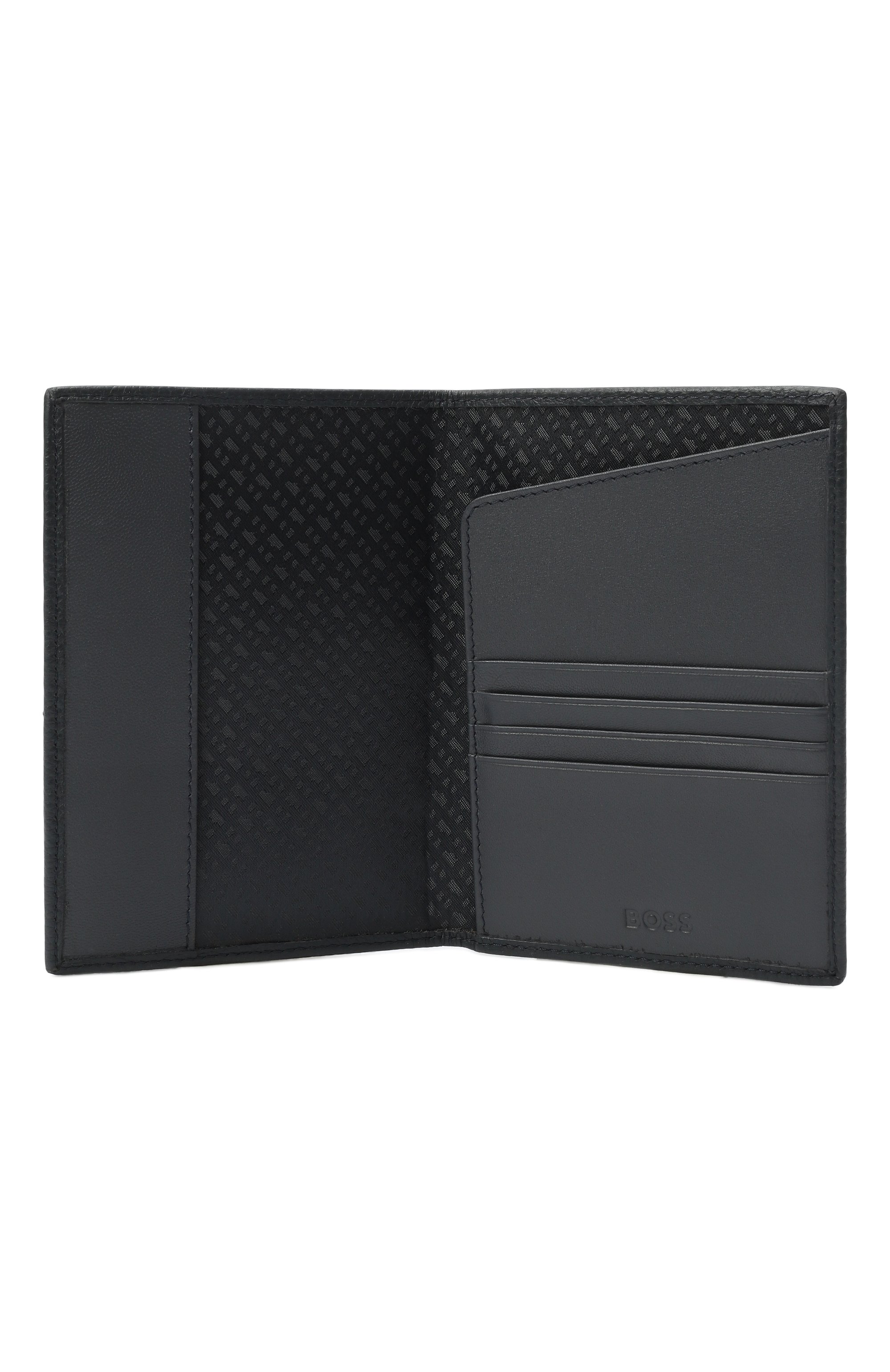 Кожаная обложка для паспорта BOSS, арт. HBPU00006M, фото 3