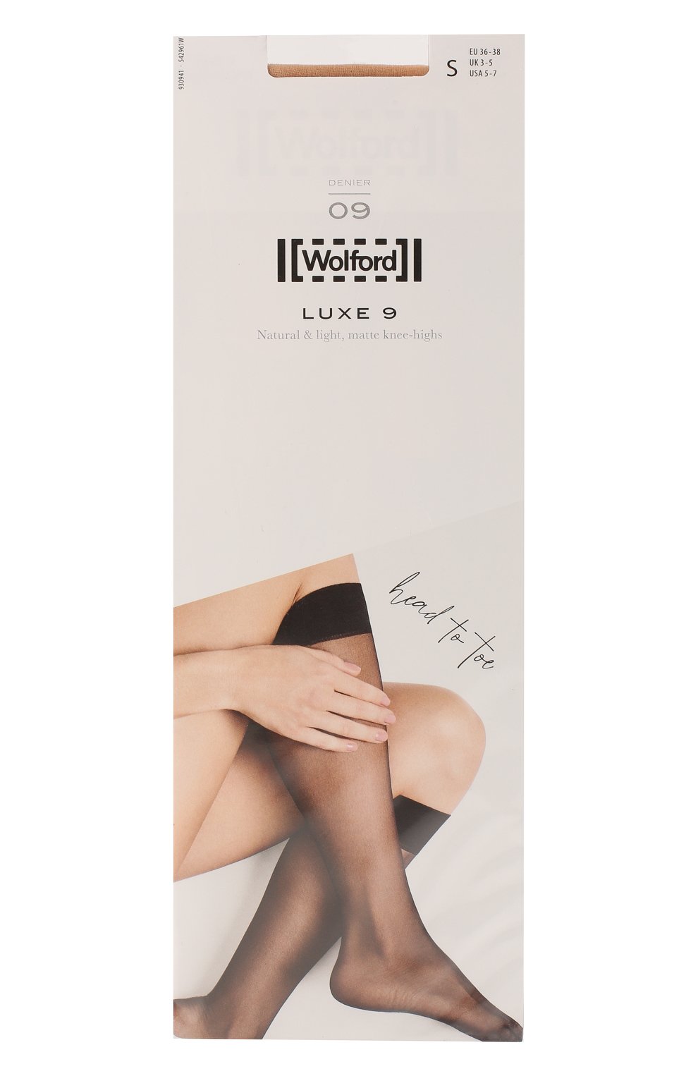 Гольфы WOLFORD бежевого цвета по цене 1540 руб., арт. 30941, фото 1 Гольфы WOLFORD, арт. 30941, фото 1
