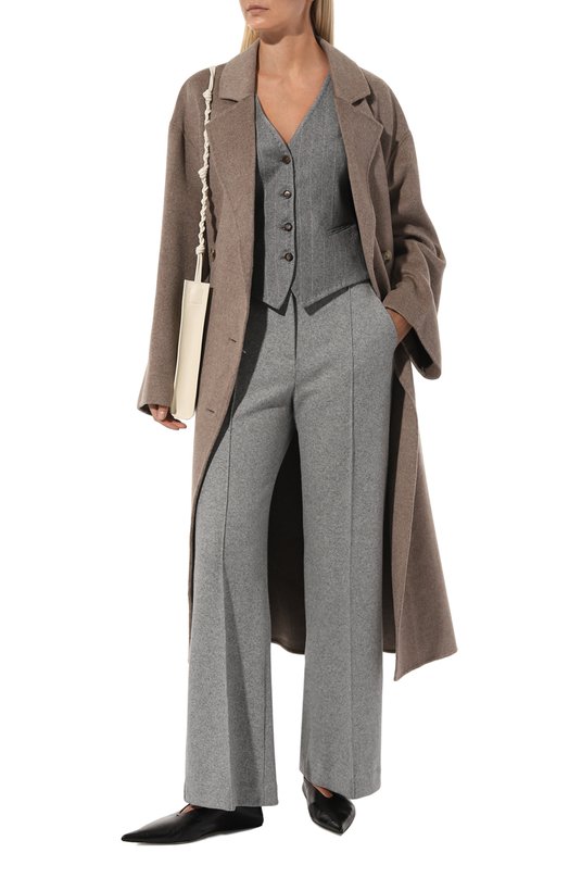 Жилет из шерсти и вискозы Kiton D47456K0554C Серый  D47456K0554C Фото 2