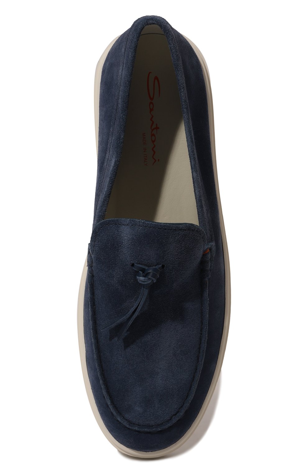 Замшевые лоферы SANTONI, арт. MBCD21439BARCSB5U48, фото 6