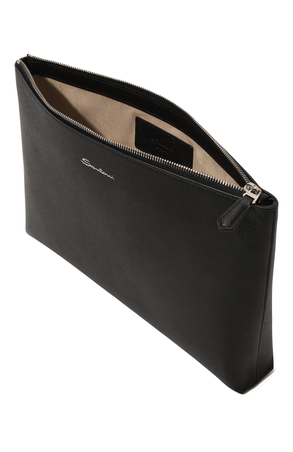 Кожаный клатч SANTONI, арт. UFPPA2370F0-AST5N01, фото 3
