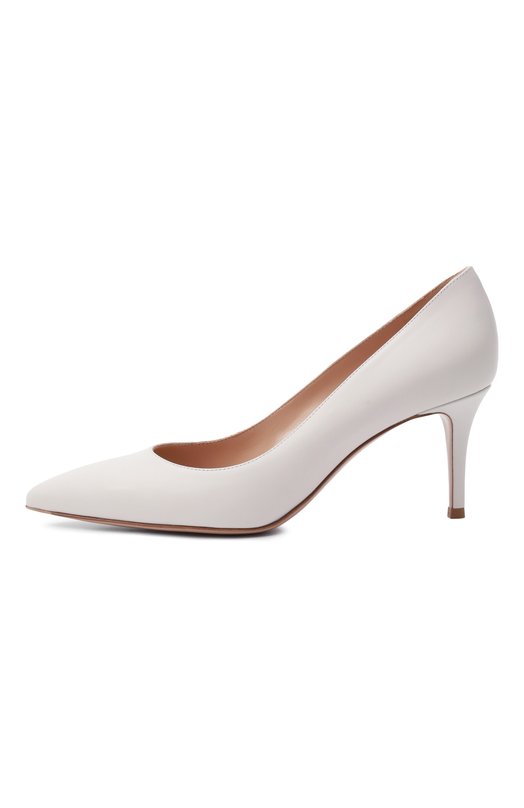 Кожаные туфли Gianvito 85 Gianvito Rossi G24580.85RIC.VITBIAN Белый  G24580.85RIC.VITBIAN Фото 4