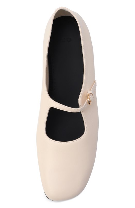 Кожаные балетки Co 0421NAP Кремовый  0421NAP Фото 6