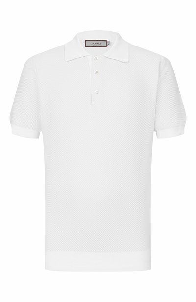 Мужская хлопковое поло CANALI, арт. C0127/MK02461