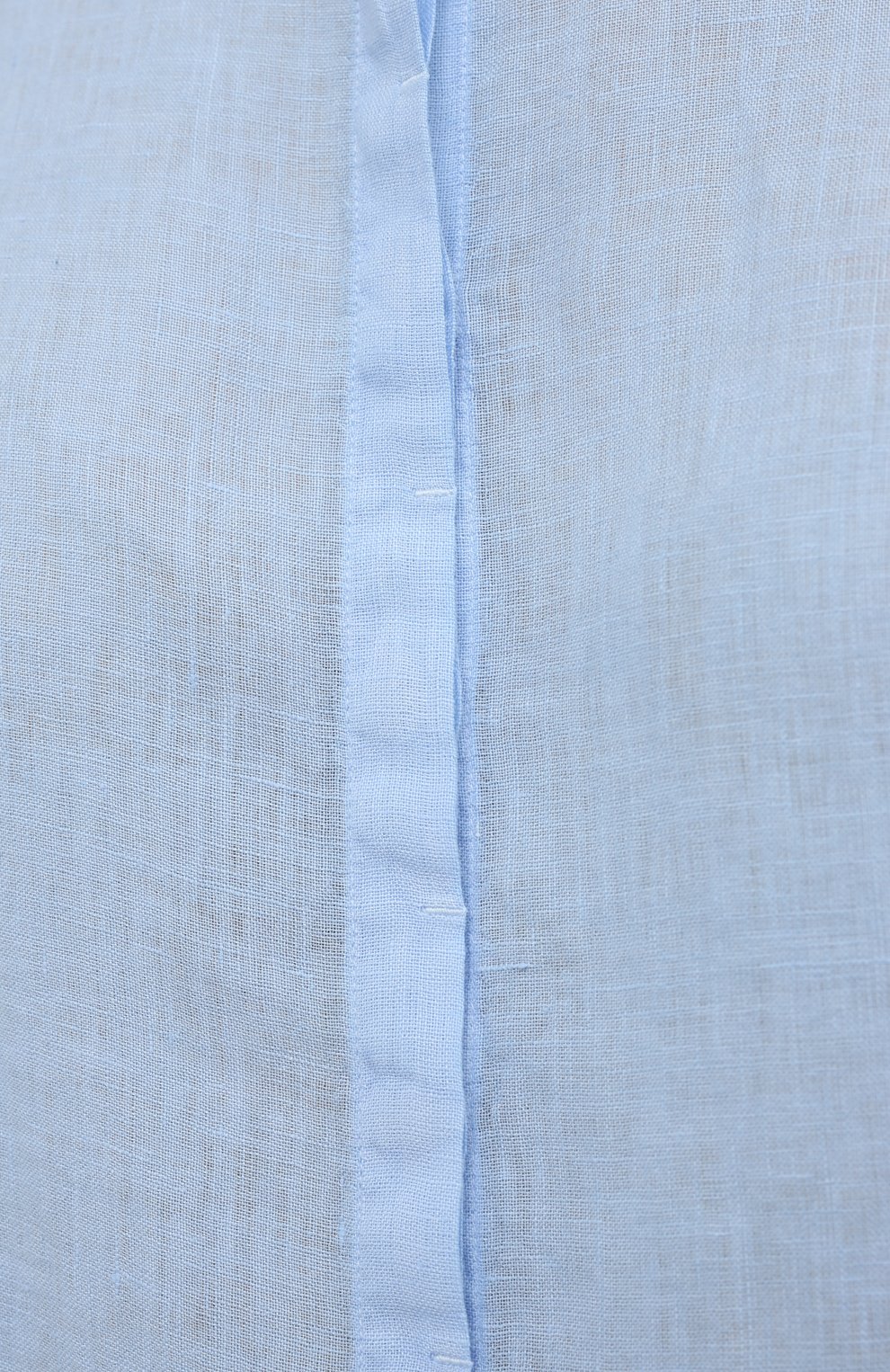 Льняная рубашка 120% LINO голубого цвета по цене 22200 руб., арт. T0W1293/D703/000, фото 5 Льняная рубашка 120% LINO, арт. T0W1293/D703/000, фото 5