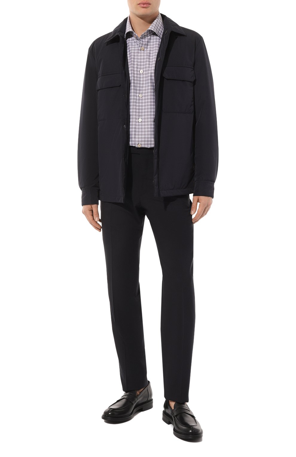 Хлопковая сорочка KITON, арт. UCIH0863711, фото 2