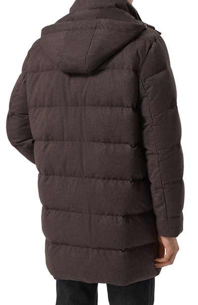 Пуховик CORNELIANI темно-коричневого цвета по цене 118000 руб., арт. 2825U9/2A20157, фото 4 Пуховик CORNELIANI, арт. 2825U9/2A20157, фото 4