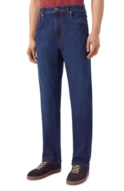 Джинсы CORNELIANI темно-синего цвета по цене 51250 руб., арт. 274JG4/2720171, фото 3 Джинсы CORNELIANI, арт. 274JG4/2720171, фото 3