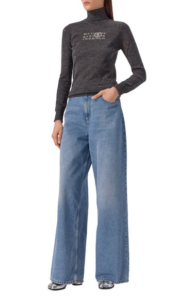 Кожаные ботильоны tabi MAISON MARGIELA, арт. S58WU0260/P5016, фото 3