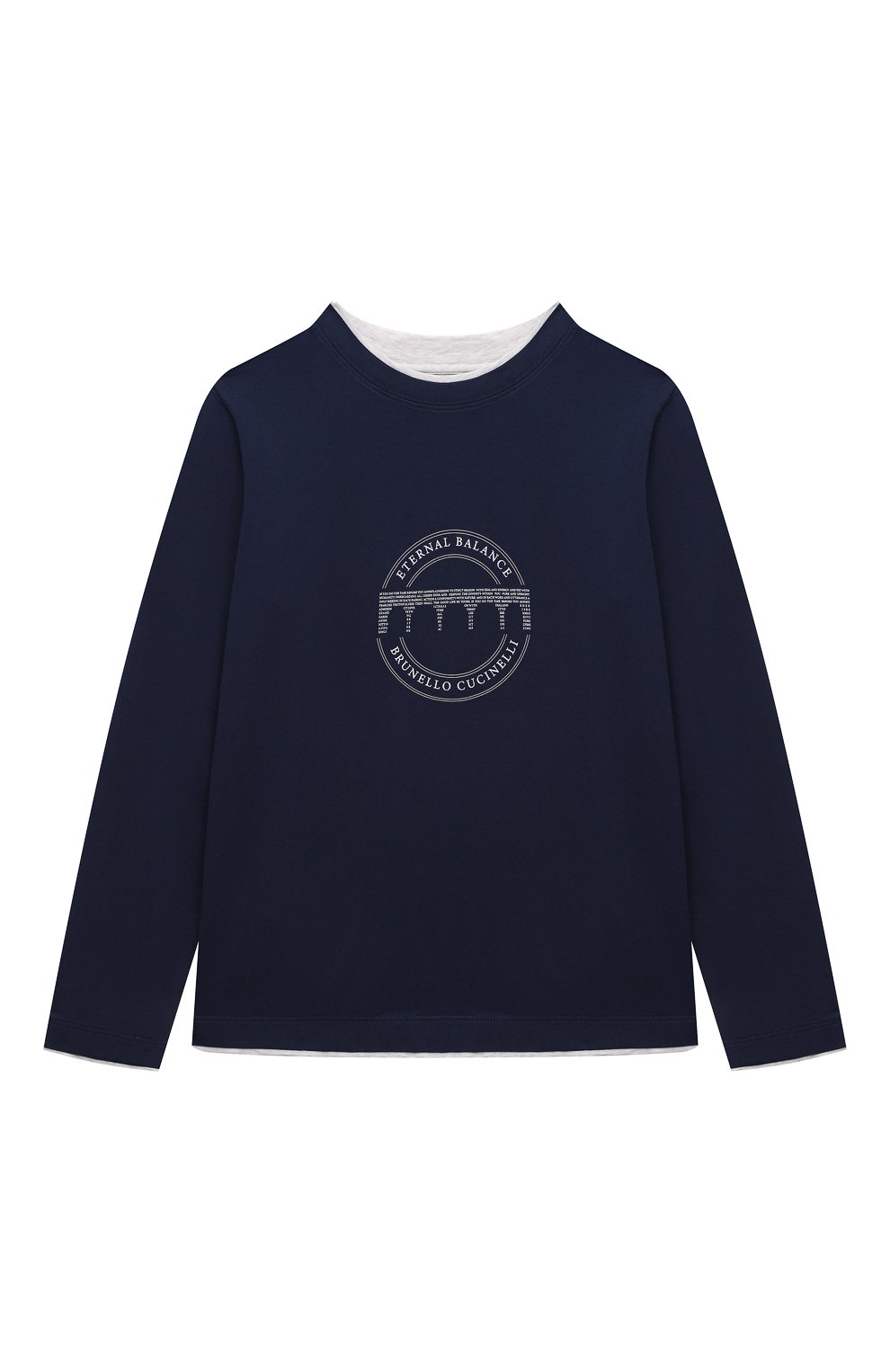 Хлопковый лонгслив BRUNELLO CUCINELLI, арт. B0B13T176C, фото 1