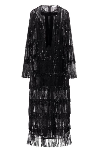 Женское платье с отделкой пайетками NINA RICCI, арт. 25ACR0048/PL0481