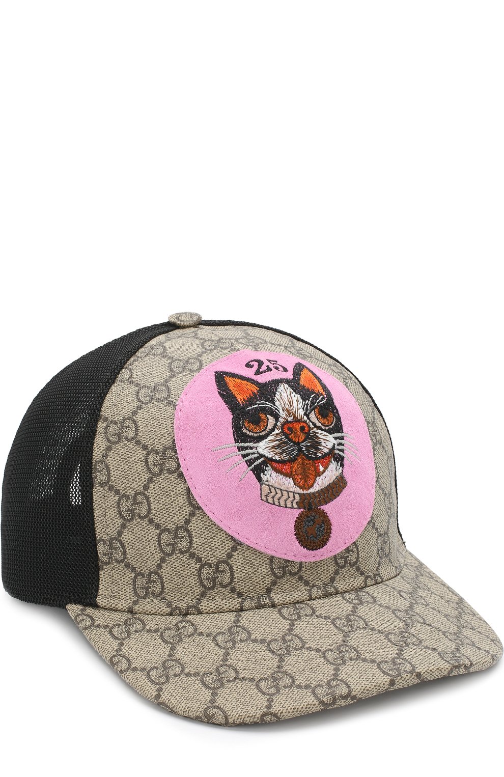 Текстильная бейсболка gg supreme с нашивкой GUCCI, арт. 426887/3HD39, фото 1