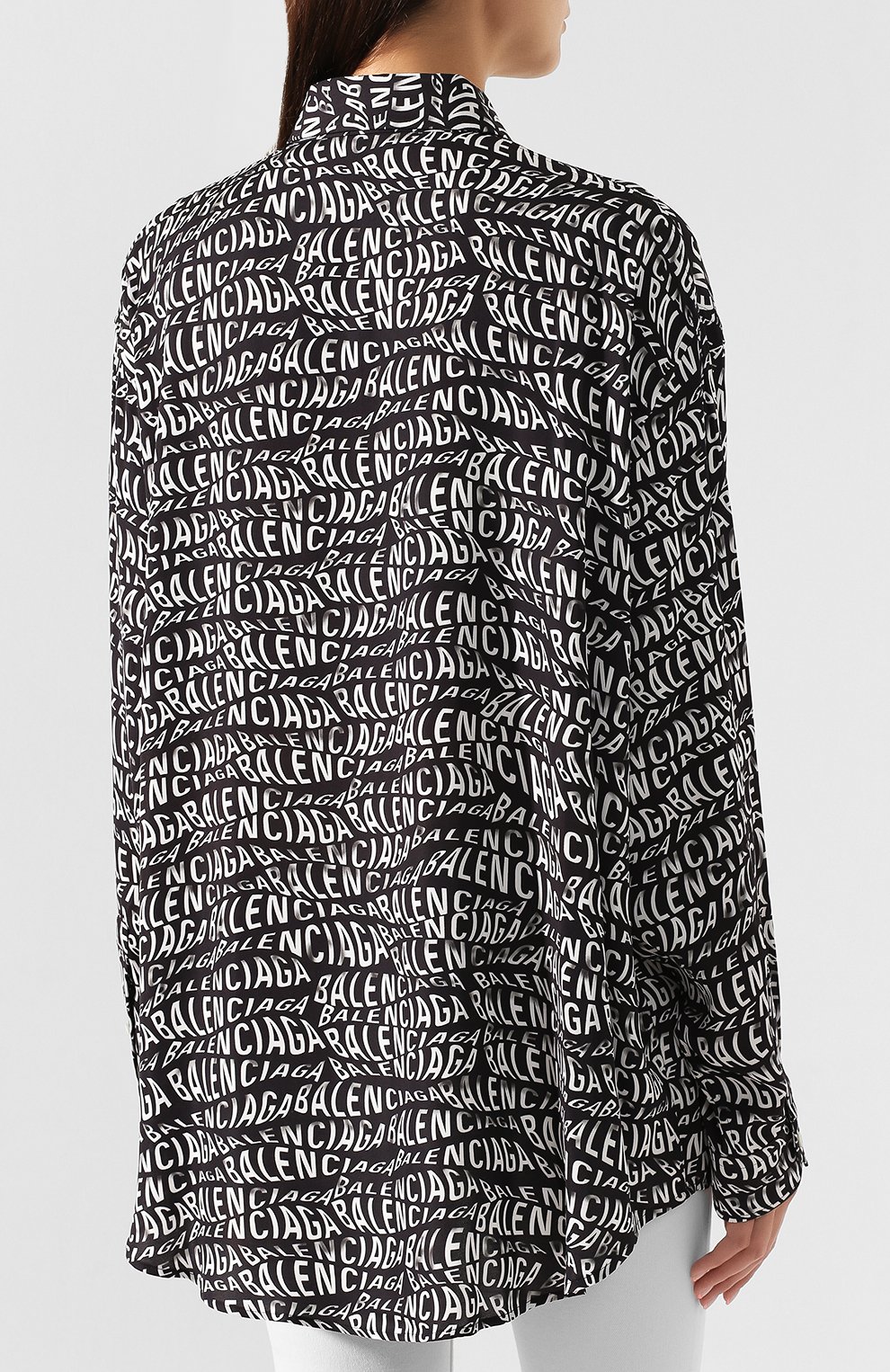 Рубашка из вискозы BALENCIAGA, арт. 583534/TFL23, фото 4