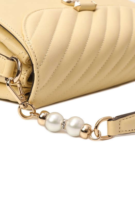 Сумка Curve Jimmy Choo AVN CURVE T0PHANDLE/Q0J Жёлтый  AVN CURVE T0PHANDLE/Q0J Фото 3