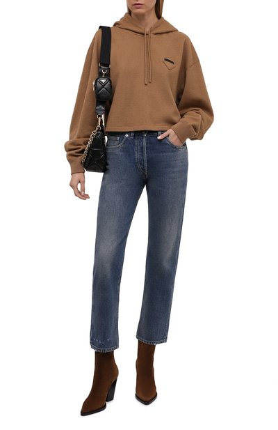 Худи из шерсти и кашемира PRADA, арт. 39533-1ZCF-F0040-212, фото 2