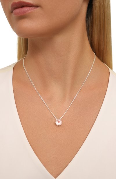 Подвеска на цепочке cartoon с розовым кварцем MOONKA, арт. cr-nl-qrz, фото 2