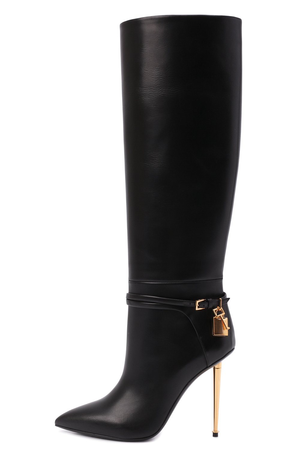 Кожаные сапоги padlock TOM FORD, арт. W2529T-LCL002, фото 4