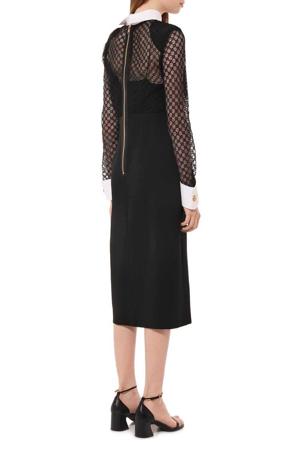 Платье из вискозы GUCCI, арт. 678693 XJDYO, фото 4
