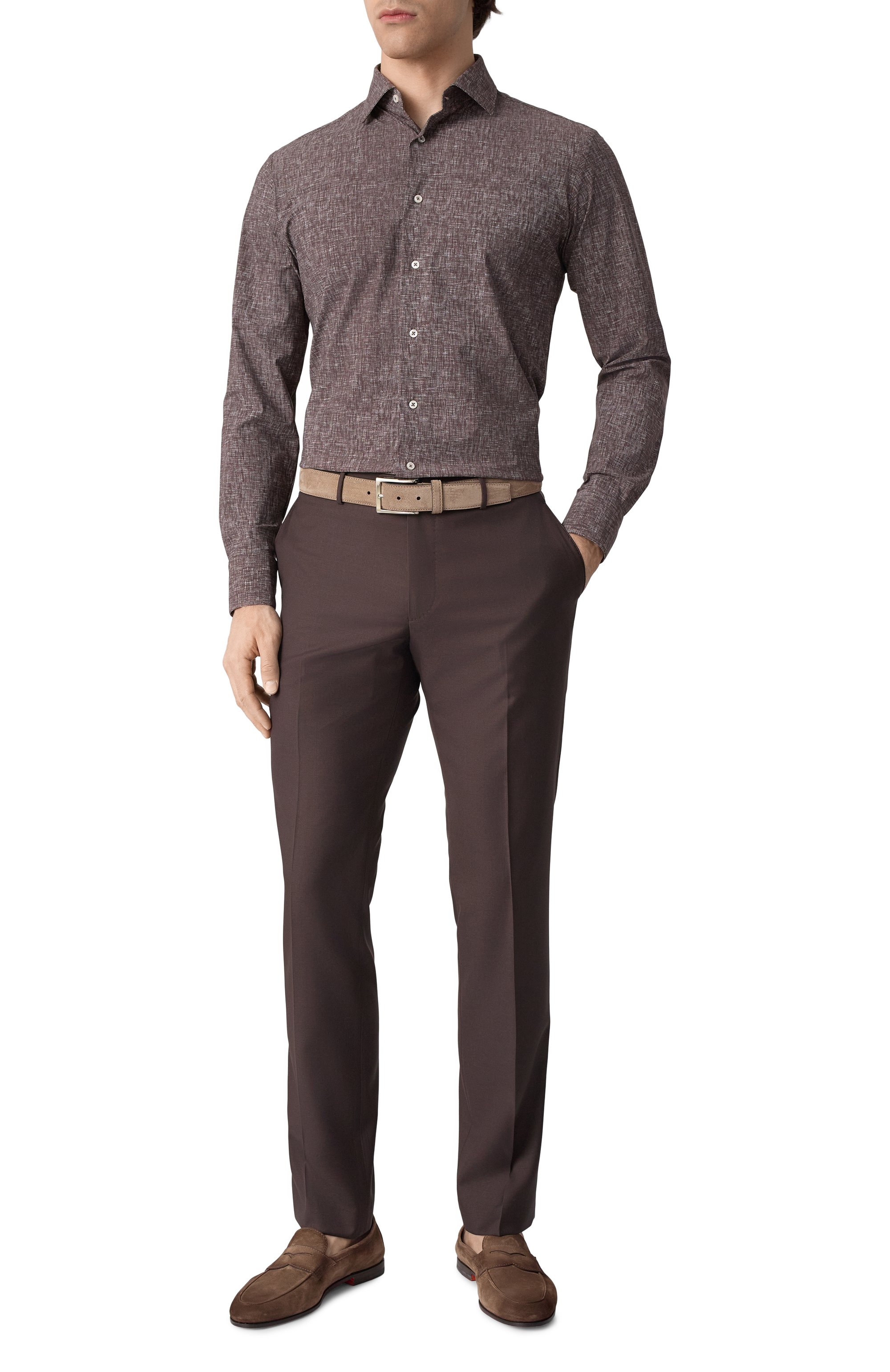 Шерстяные брюки BERWICH, арт. ZIP/1, фото 2