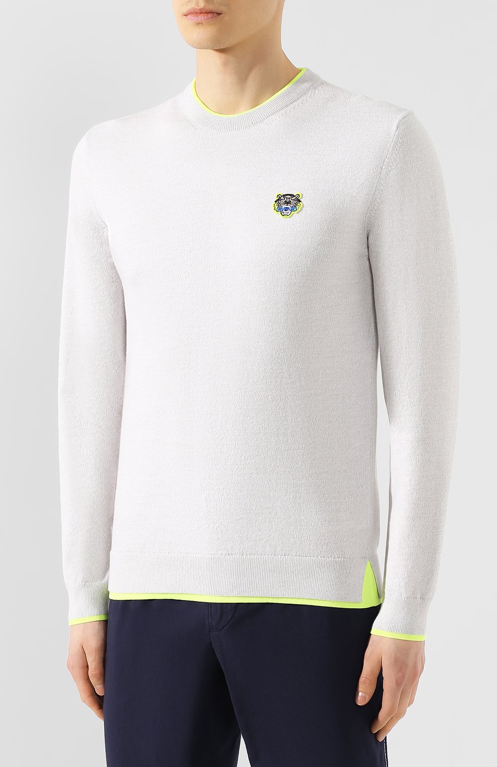 Хлопковый джемпер  KENZO, арт. 5PU2023AB, фото 3