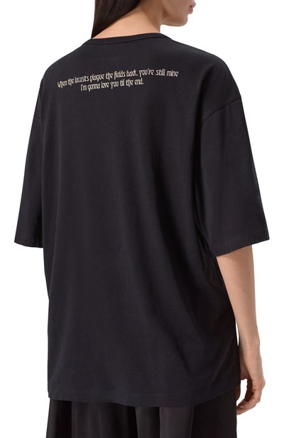 Хлопковая футболка ANN DEMEULEMEESTER, арт. B0012552/FA206, фото 4