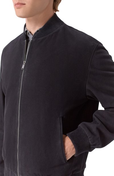 Замшевый бомбер BOSS, арт. 50543213, фото 5